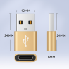 Adaptateur USB-C femelle vers USB-A mâle